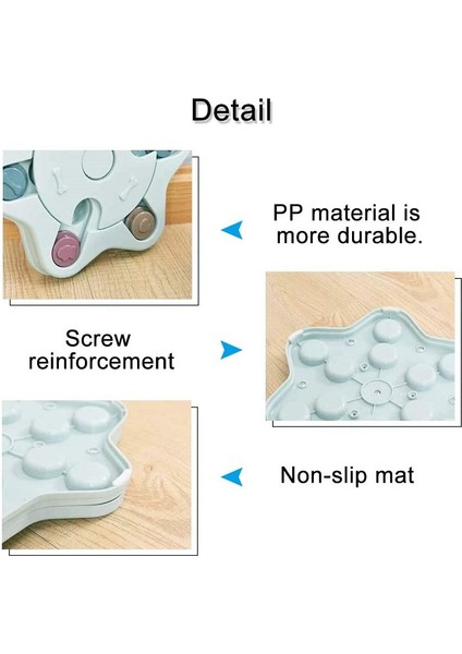 Evcil Hayvanlar Için Iq Geliştirici Yıldız Form Yapboz Oyuncak - Mavi  (Yurt Dışından)