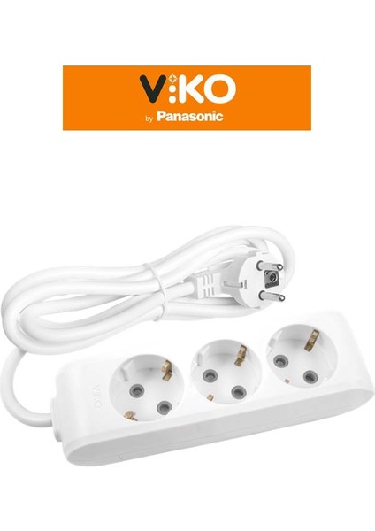 Multi-Let 3'lü Topraklı Çocuk Korumalı Grup Priz 4 Metre fiyatları