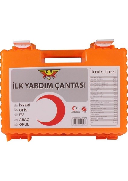 Iy 070 Ilk Yardım Çantası Seti