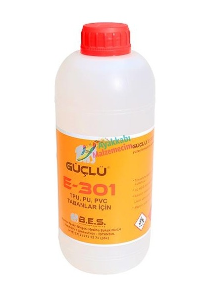 E-301 Taban Suni Deri Temizleme Suyu 1 Litre