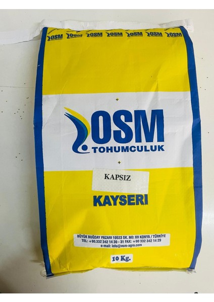 Osm Tohumculuk Yonca Kayseri Kapsız 10KG