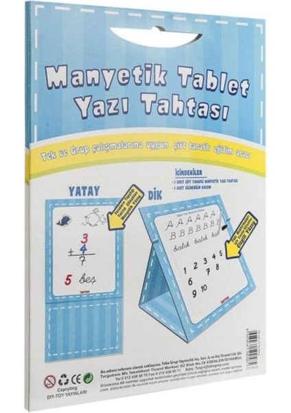 Diy-Toy Manyetik Tablet Yazı Tahtası - Mavi Diy-Toy modelleri