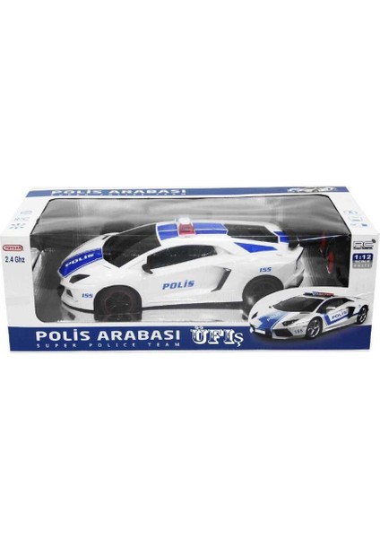 Dzc Kuzenler Avm Toysan Uzaktan Kumandalı Polis Arabası Full Fonksiyon Şarjlı 32 cm 1:12 Ölçek Dev Oyuncak
