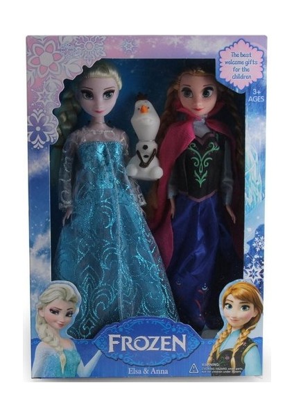 Dzc Kuzenler Avm Alsa Anna Frozen Disney Karlar Ülkesi 3 Lü Set 25 cm Oyuncak Bebek