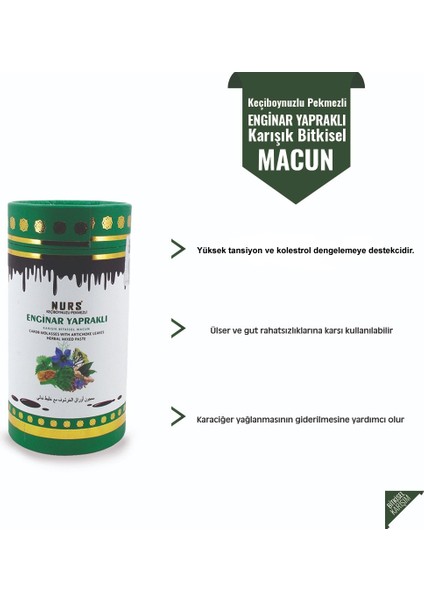 Enginarlı Macun Enginar Macun 400 gr