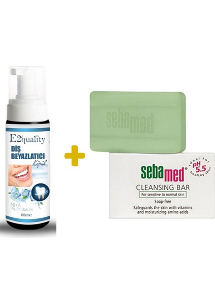 E2'Quality E2'quality Diş Köpük + Sebamed Kompakt Sabun 100 gr