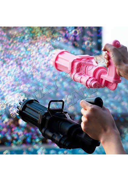 Pilli Köpük Tabancası Bubble Machine – Sarı