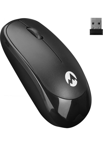 KB-BT72 Elite Black Metalik Ultra İnce Kablosuz Q Klavye + Mouse Set