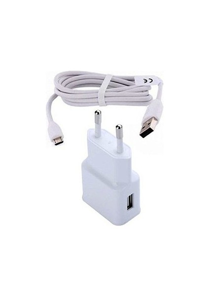 Samsung Note 2 3 4 5 S4 S5 S6 S7 Uyumlu Hızlı Şarj Data Kablo + Adaptör 2li Set