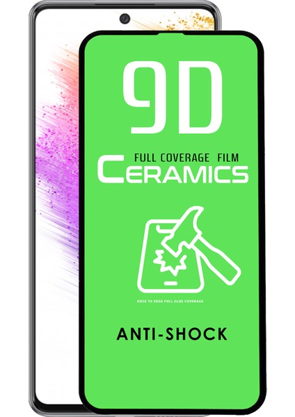 Samsung Galaxy A73 Tam Kaplayan Seramik Nano Esnek Ekran Koruyucu Cam