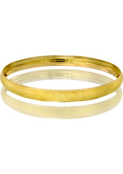 9 gr(gram) 6 mm 22 Ayar İşçiliksiz Bilezik TB0009.00