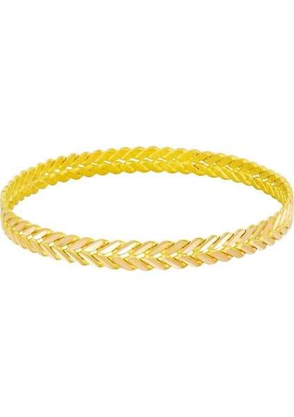 22 gr(gram) 22 Ayar İşçiliksiz Başak Bilezik