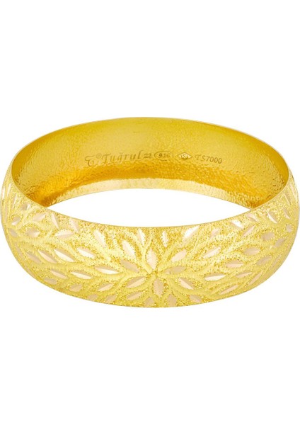 20 gr(gram) 18 mm 22 Ayar İşçiliksiz Bilezik TBC0020-1