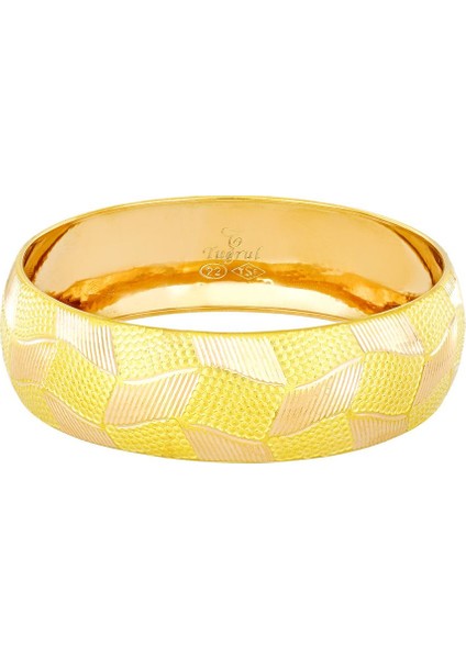 20 gr(gram) 20 mm 22 Ayar İşçiliksiz Bilezik TBC0020-120