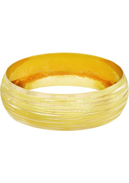 21 gr(gram) 20 mm 22 Ayar İşçiliksiz Bilezik TCNC021-2