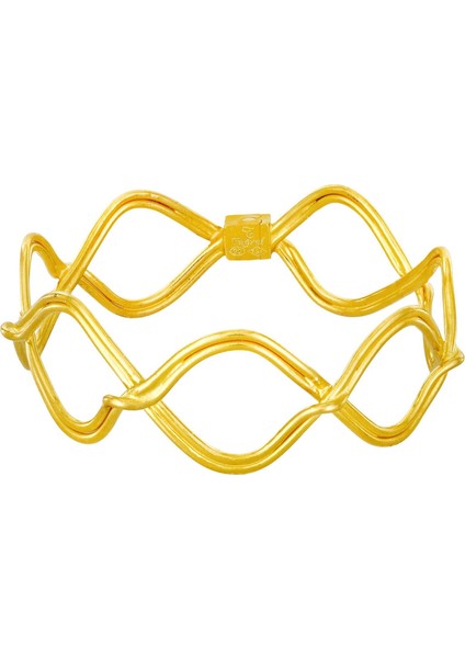 25 gr(gram) 22 Ayar İşçiliksiz Tarsus Burması Bilezik TBT0025