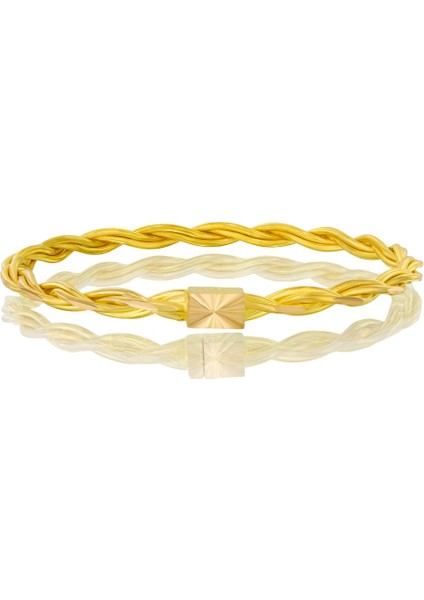 26 gr(gram) 22 Ayar Kilitli Burma Bilezik