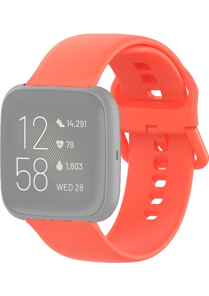 Fitbit Versa 2 / Versa / Versa Lite / Blaze Için 23MM Renkli Toka Silikon Bilek Kayışı Watch Band, Boyut: L
