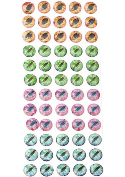 Balıkçılık Cazibesi Gözler 4d Holografik Gözler Sinek Bağlama Jigs El Sanatları Dıy 8mm-60 8mm-60 Parça fiyatları