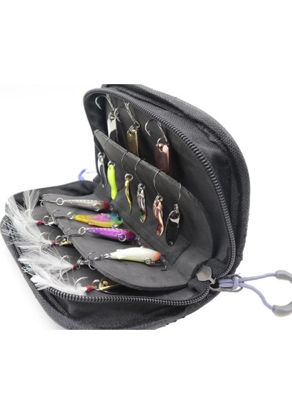 Balıkçılık Kaşık Çanta Kanca Lure Yemler Depolama Bel Çantası Suya Dayanıklı Renk B indirimleri