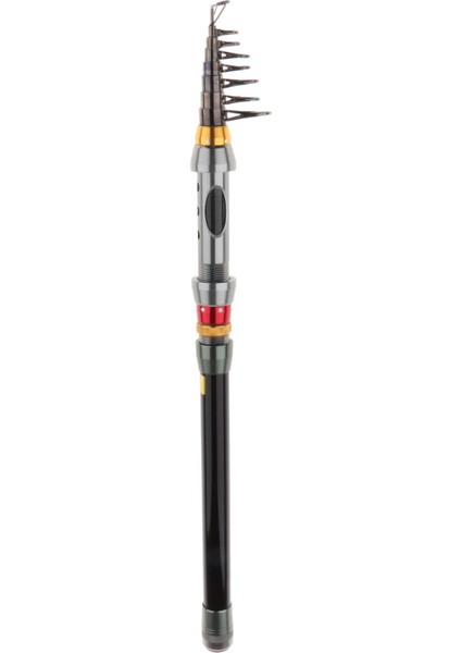 Teleskopik Olta Ultralight Taşınabilir Karbon Fiber Cazibesi Balıkçılık Kutbu 2.7 M