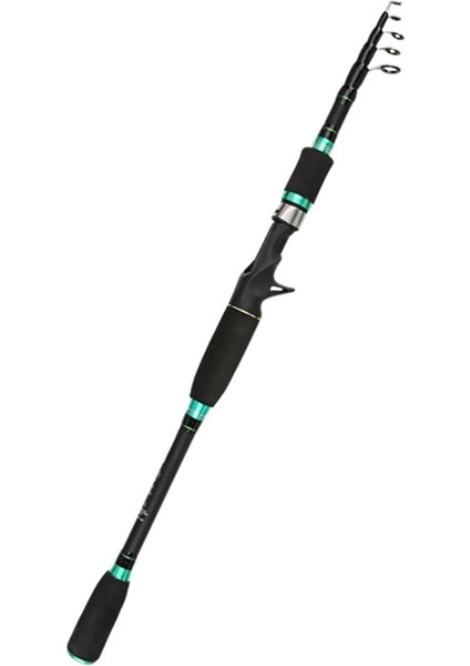 Seyahat Deniz Olta Teleskopik Karbon Fiber Kutup Tuzlu Su Tatlısu 2.7m