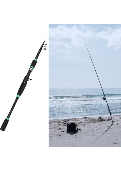 Seyahat Deniz Olta Teleskopik Karbon Fiber Kutup Tuzlu Su Tatlısu 2.7m modelleri