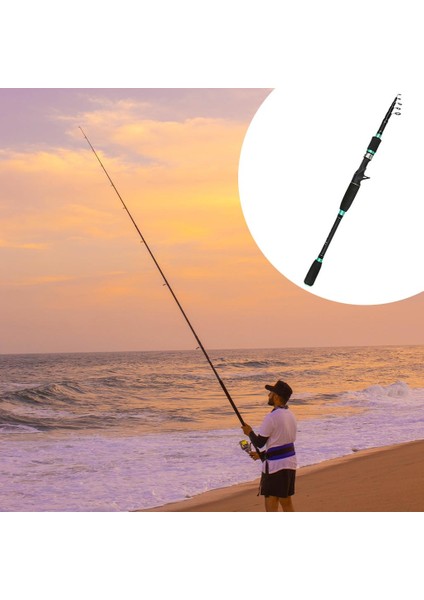 Seyahat Deniz Olta Teleskopik Karbon Fiber Kutup Tuzlu Su Tatlısu 2.7m indirimleri