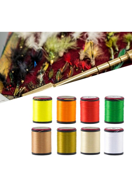 8 Adet Sinek Bağlama Konu Kipeti Kuru Islak Sinekler Için Buzzers Flamalar Yüksek Mukavemetli Parlak Renk modelleri