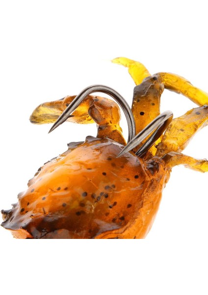 2 Parça Yapay Yengeç Balıkçılık Lures Yumuşak Balıkçılık Yemleri 3D Simülasyon Yem(Yurt Dışından) fırsatları