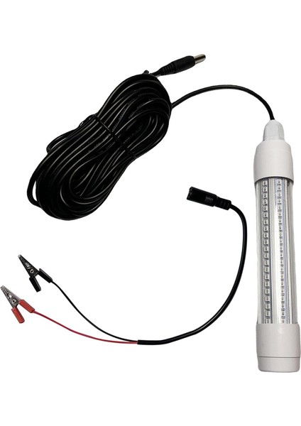12 V Balıkçılık Işık Lampswith 5 M Güç Kablosu Dalgıç Squid Atrilding Açık Beyaz Işık