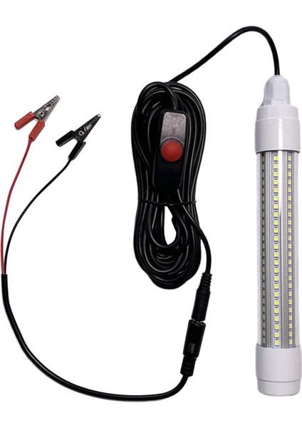 12 V Balıkçılık Işık Lampswith 5 M Güç Kablosu Dalgıç Squid Atrilding Açık Beyaz Işık fiyatları