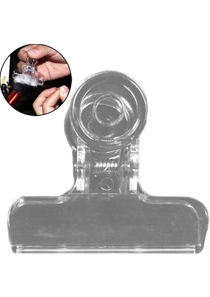 4 Adet Sinek Bağlama Cdc Araçları Canad Tüy Klip 80MM Plastik Hackle Holding 45MM modelleri