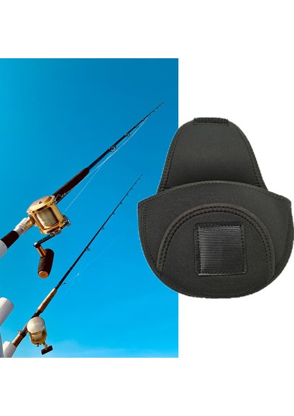 Fly Balıkçılık Reel Saklama Çantası Durumda Tutucu Uygun Neopren Baitcasting Evrensel