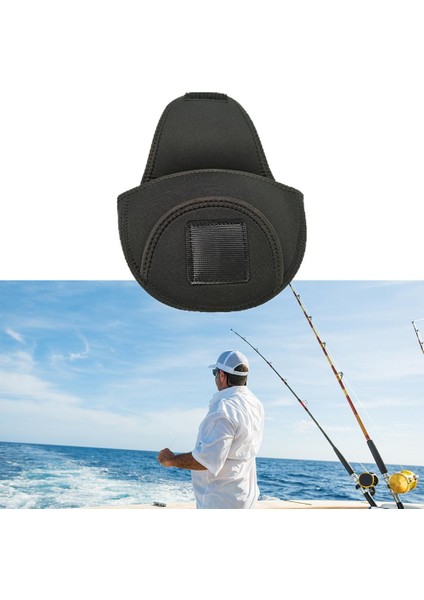 Fly Balıkçılık Reel Saklama Çantası Durumda Tutucu Uygun Neopren Baitcasting Evrensel