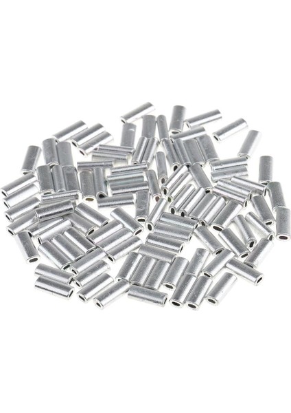 200 Adet Tek Balıkçılık Kıvrım Kollu Alüminyum Tel Lider Kol 1.2 / 1.5mm modelleri