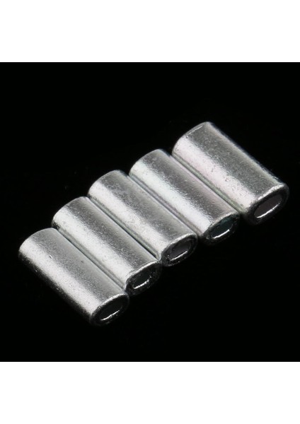 200 Adet Tek Balıkçılık Kıvrım Kollu Alüminyum Tel Lider Kol 1.2 / 1.5mm fırsatları