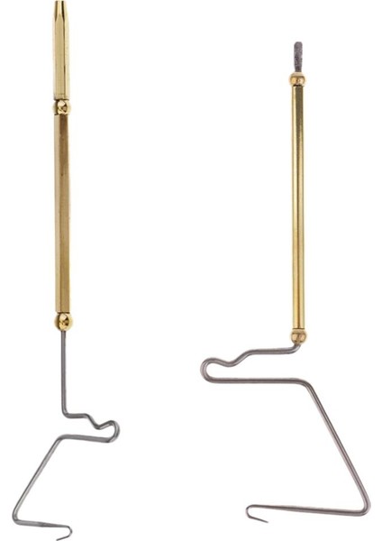 2 Parça Kırbaç Sonlandırıcılar Paslanmaz Çelik Pirinç Fly Balıkçılık Bağlama Aracı, S L(Yurt Dışından)