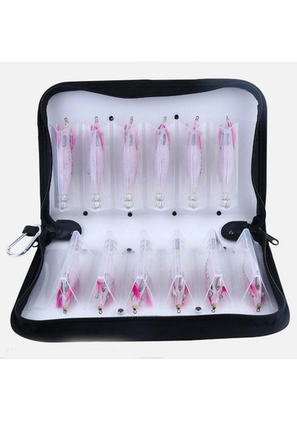 2 Adet Balıkçılık Kutusu Lures Squid Jig Cüzdan Saklama Çantası 12 Bölmeler(Yurt Dışından) fiyatları