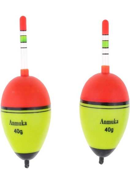 2 Adet Parlak Balıkçılık Şamandıra Dikey Kaya Balıkçılık Şamandıra Plastik Şamandıra 40G fiyatları