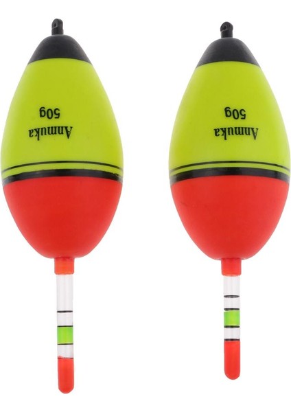 2 Adet Parlak Balıkçılık Şamandıra Dikey Kaya Balıkçılık Şamandıra Plastik Şamandıra 50G fiyatları