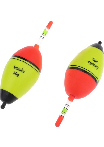 2 Adet Parlak Balıkçılık Şamandıra Dikey Kaya Balıkçılık Şamandıra Plastik Şamandıra 50G fırsatları