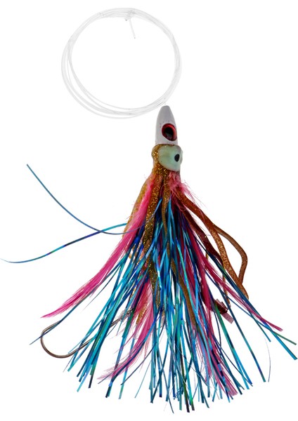 2x Büyük Oyun Tuzlu Su Trolling Lures Marlin, Mahi, Yunus , Sailfish 20G Göz
