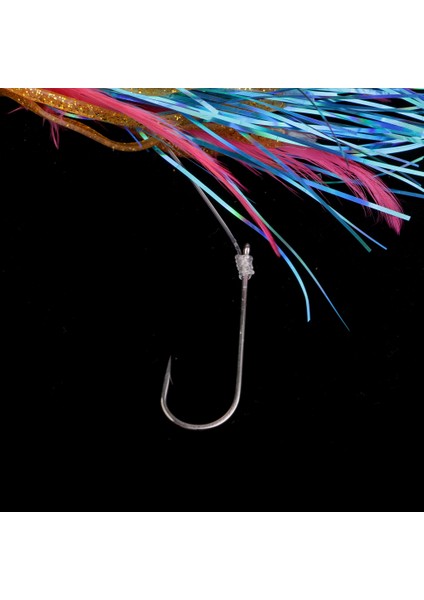 2x Büyük Oyun Tuzlu Su Trolling Lures Marlin, Mahi, Yunus , Sailfish 20G Göz