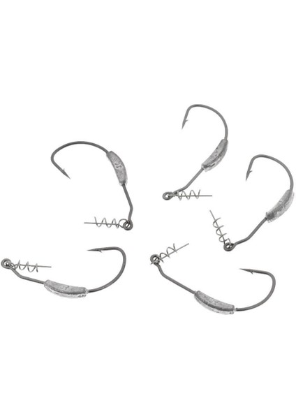 10 Adet Ultra Point Weedless Twistlock Ağırlıklı Swimbait Kanca Merkezleme Pin
