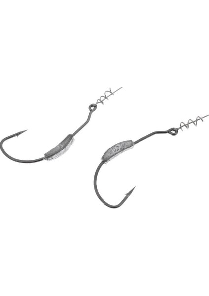 10 Adet Ultra Point Weedless Twistlock Ağırlıklı Swimbait Kanca Merkezleme Pin