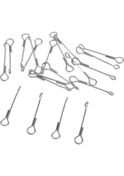 40 Adet Kafatası Fly Bağlama Malzemesi 20 / 25MM Için Belden Shank Omurga fiyatları