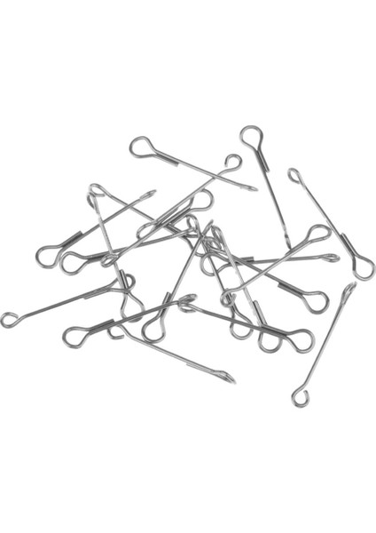 40 Adet Kafatası Fly Bağlama Malzemesi 20 / 25MM Için Belden Shank Omurga indirimleri