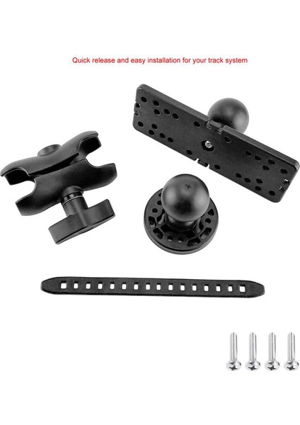 2x Siyah Deniz Tekne 360 ​​derece Fishfinder Dağı Baz Aksesuarları Için fiyatları