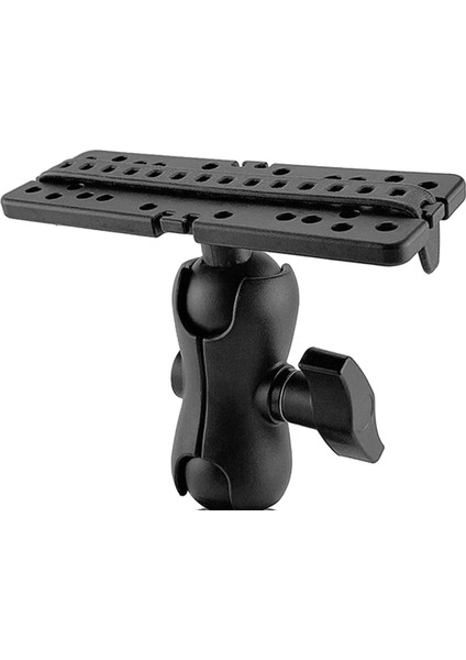 2x Siyah Deniz Tekne 360 ​​derece Fishfinder Dağı Baz Aksesuarları Için modelleri